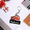 Lightning McQueen Cars Characters Keychain With Name | Love Craft Gifts