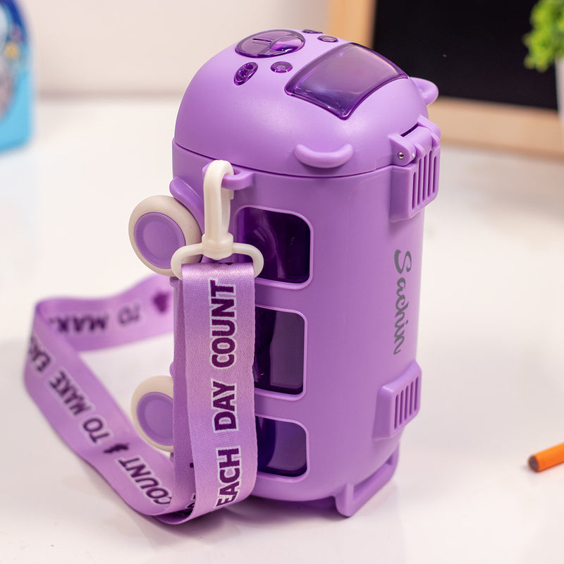 Bus-Shaped Kids Water Bottle