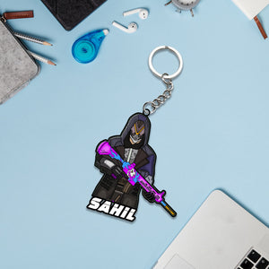 Pubg Keychain With Name: Pubg Keyrings | Love Craft Gifts