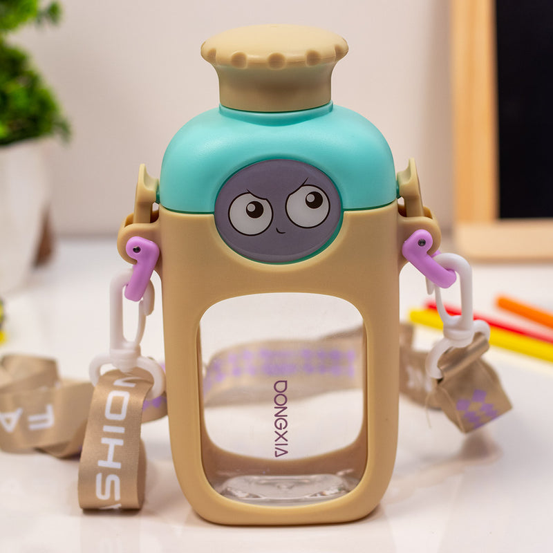 Cute Wink Face Kids Water Bottle