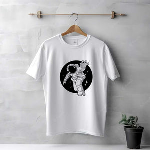 Men's White Astronaut T-Shirt | Love Craft Gifts