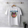 Men's White Cat Lovers T-Shirt | Love Craft Gifts