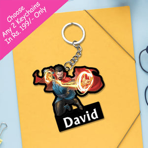 Avengers Keychain With Name | Love Craft Gifts