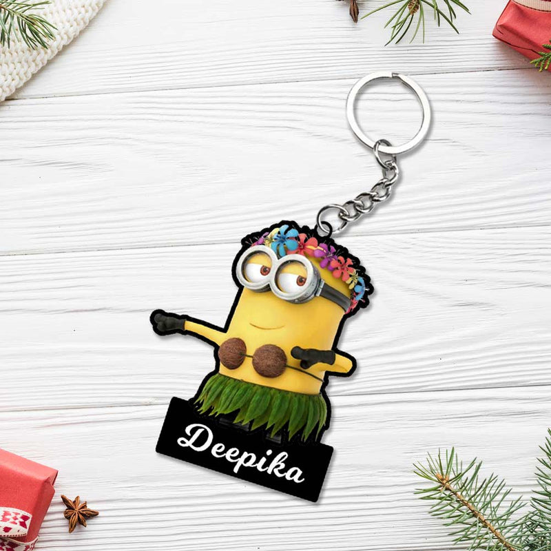 Minion Keychain With Name| Love Craft Gifts