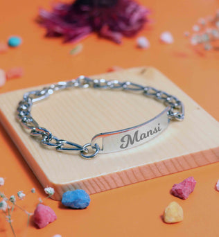 Personalized Name Bracelet For Women - Silver