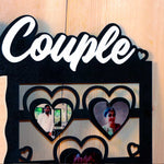 Personalized Best Couple Photo Wooden Table Top