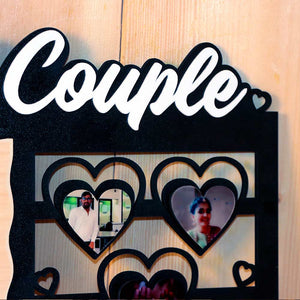 Personalized Best Couple Photo Wooden Table Top