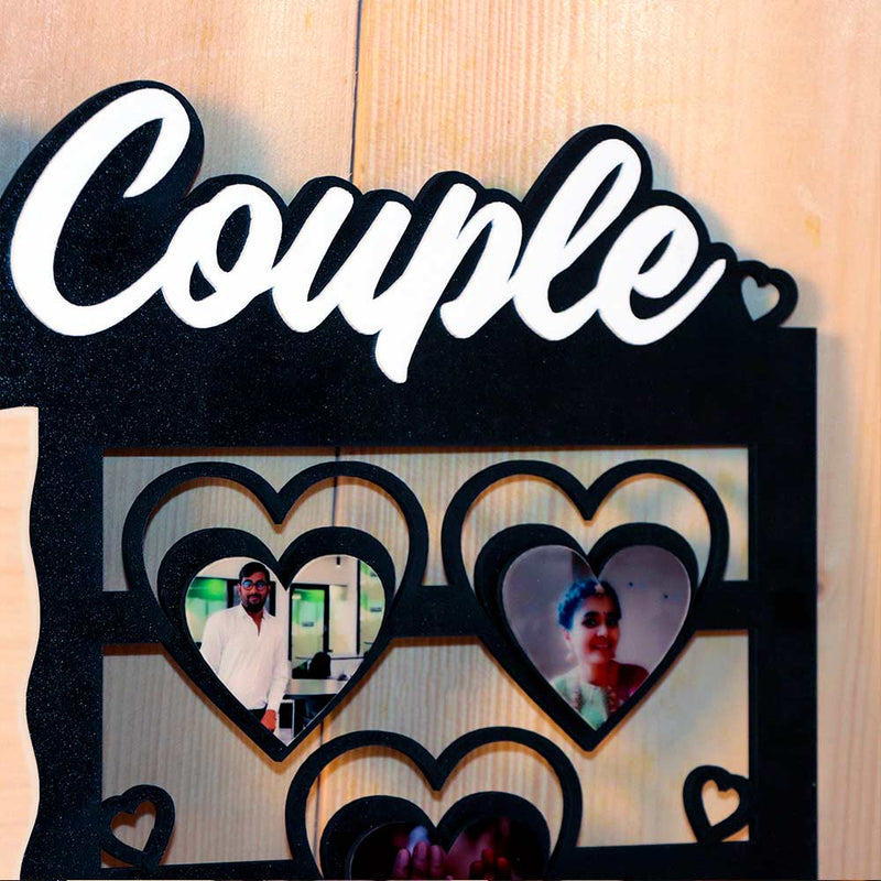 Personalized Best Couple Photo Wooden Table Top