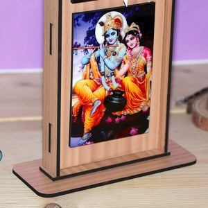 Customized Wooden Photo Table Top Clock