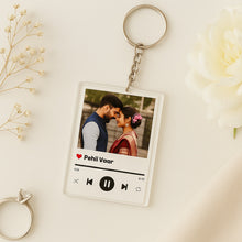 QR Code Spotify Love Keychain