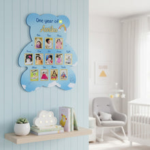 Teddy Shape Baby Monthly Milestone Photo Frame – 18×24”