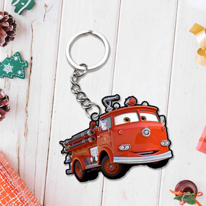 Lightning McQueen Cars Charcaters Keychain | Love Craft Gifts