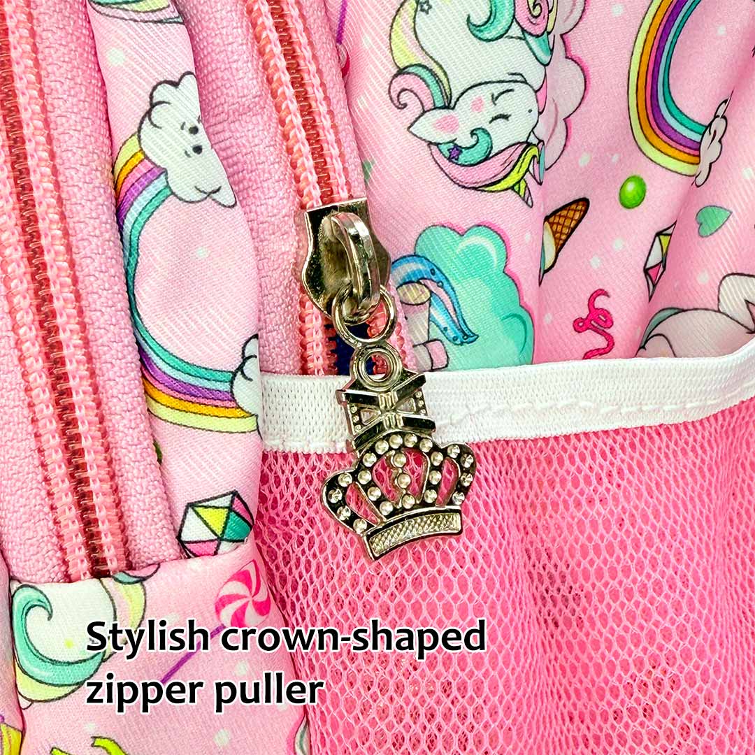 Personalized Unicorn School Backpack – Pink Theme for Girls