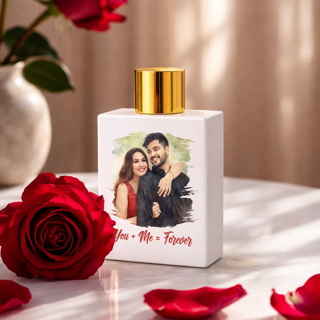 You + Me = Forever – Personalized Couple Perfume (100ml Eau De Parfum) | Love Craft Gifts