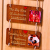 Love Story Wooden Wall Hanger