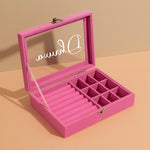 Pink Velvet Jewellery Organizer Box | Love Craft Gifts