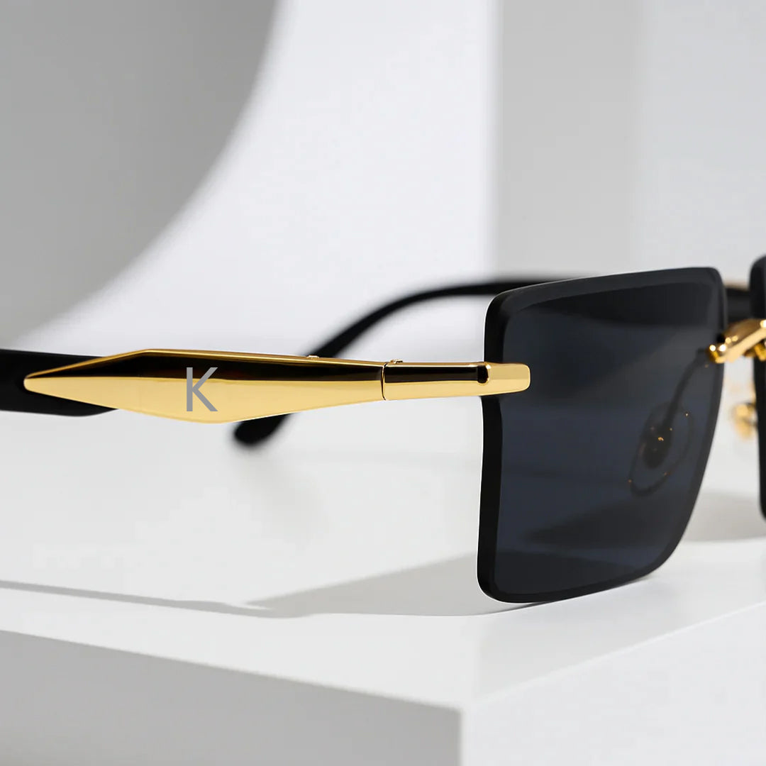 Luxury Gold-Temple Sunglasses