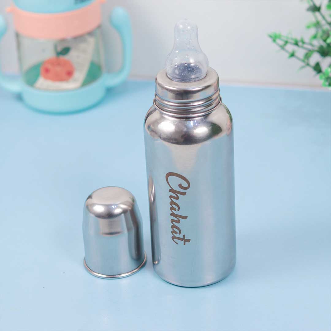 Personalized Kids Feeder / Stainless Steel Baby Bottle for Infant