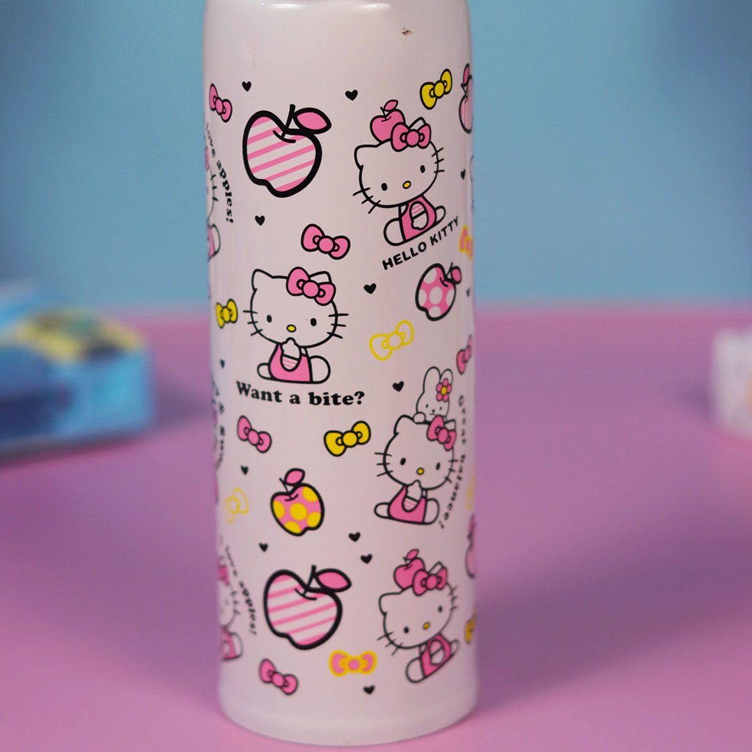 Personalized Pink Water Bottles for Kids -350 ML