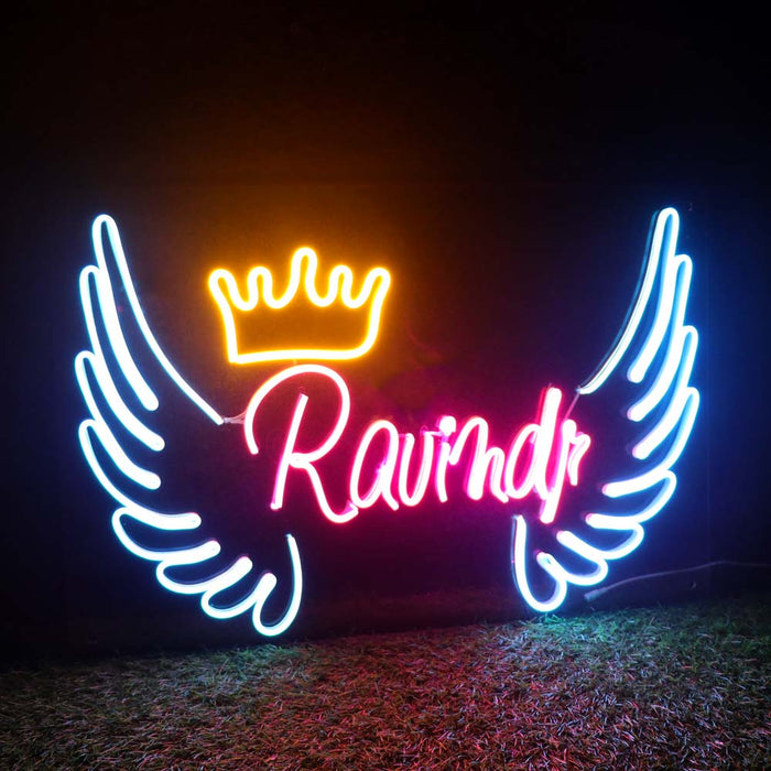 WINGS SPECIAL NAME NEON LIGHT FRAMES