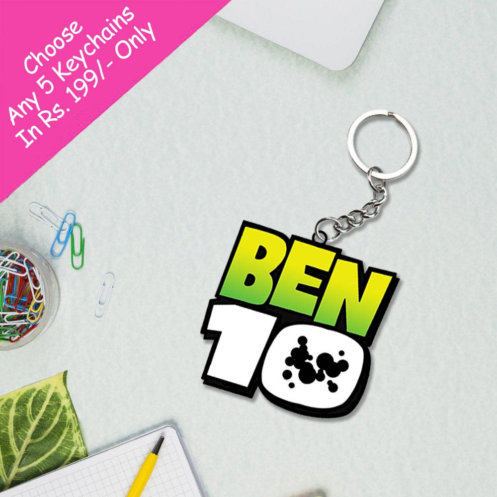 Ben 10 Characters Or Alien Force Keychain | Love Craft Gifts