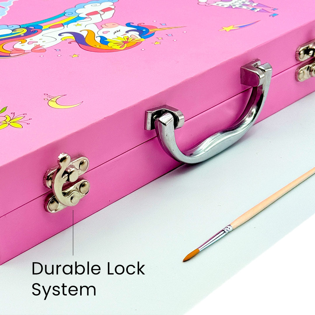 Personalized Kids Drawing Color Set Suitcase - Set of 48 Piece