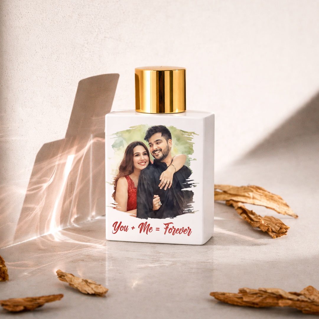 You + Me = Forever – Personalized Couple Perfume (100ml Eau De Parfum) | Love Craft Gifts
