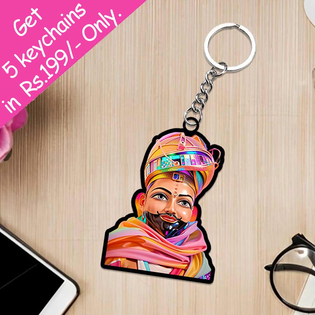 Khatu Shyam Keychain | Love Craft Gifts