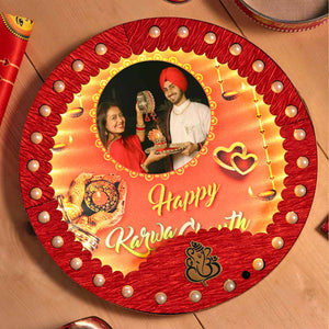 Traditional Karwa Chauth Pooja Thali Set | Love Craft Gifts