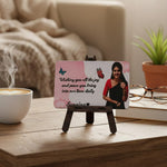 Personalized Photo & Message Mini Table Stand (7×4 Inch) | Love Craft Gifts
