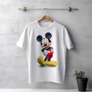 Men's White Mickey Mouse T-Shirt | Love Craft Gifts