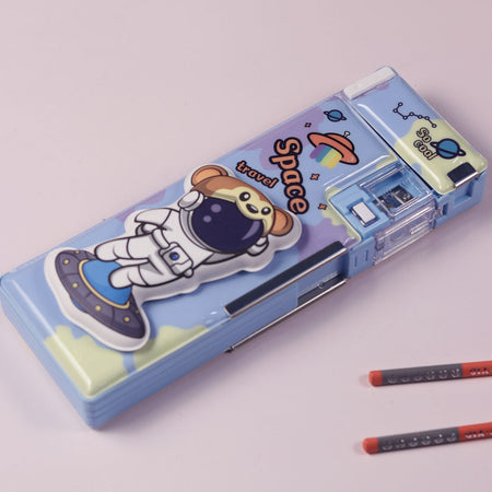 School Items for Kids -Customized Cartoon Printed Geometry Box