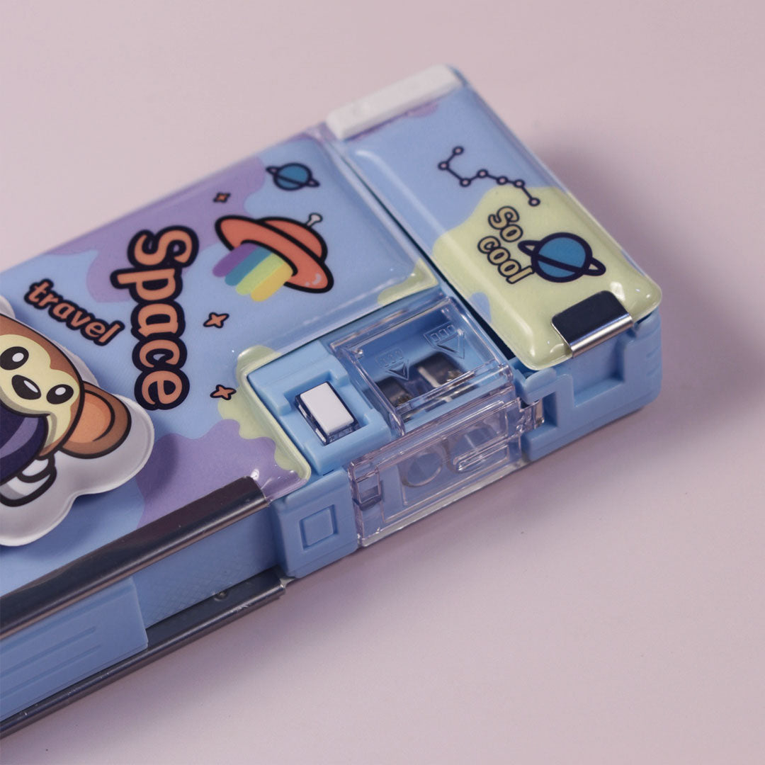 School Items for Kids - Customized Cartoon Printed Geometry Box