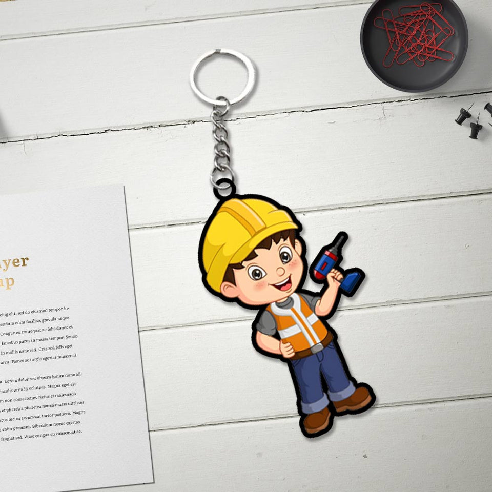 Engineer Keychain For Men