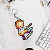 Musician Keychain With Name: Musician Keyrings | Love Craft Gifts