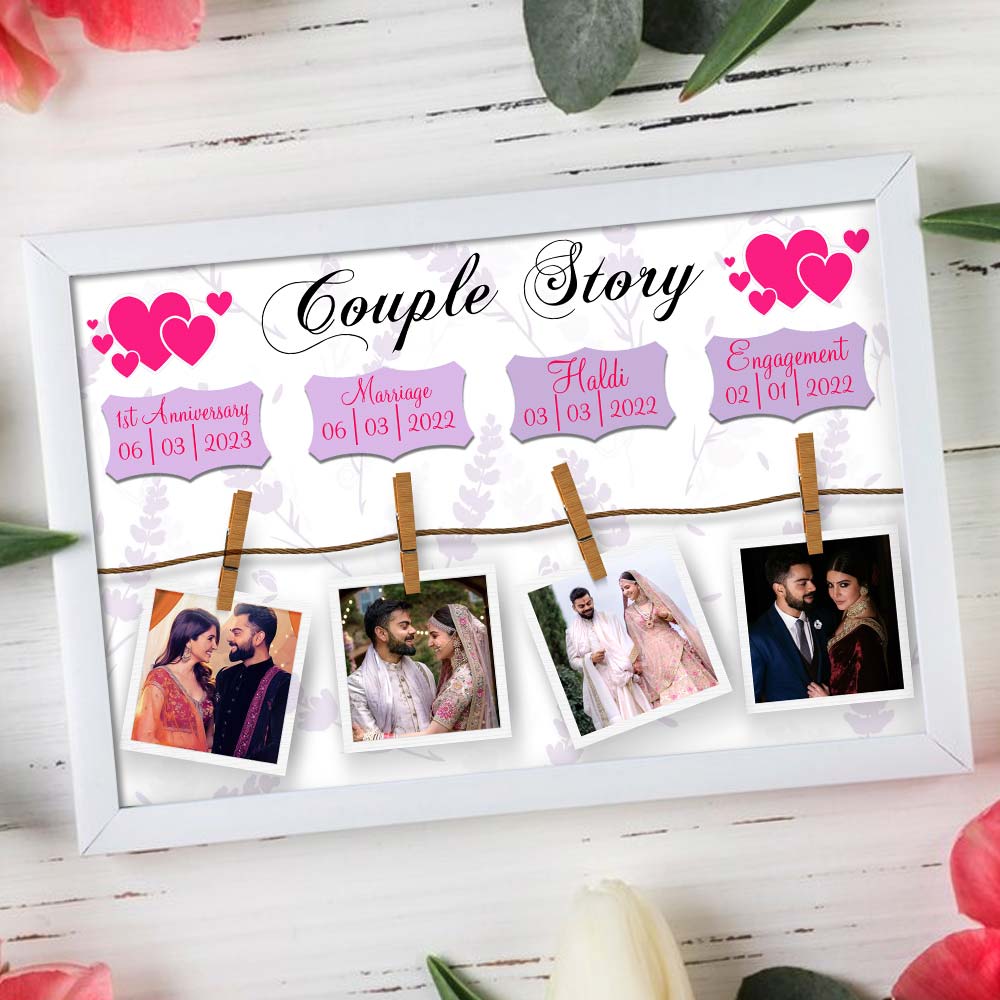 Our Love Story Frame