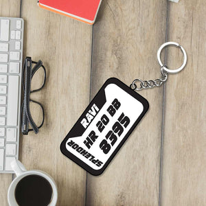 Number Plate Keychain | Love Craft Gifts