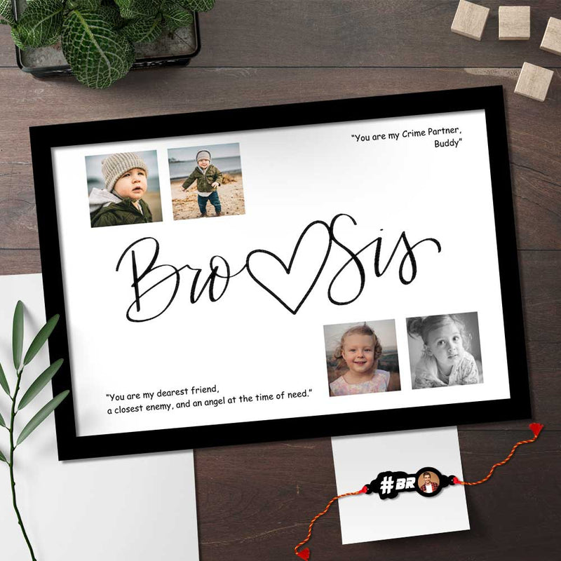 Photo Collage Frame-Brother Sister Photo Frame | Love Craft Gifts