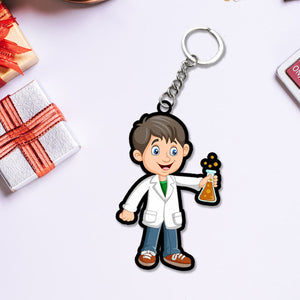 Scientist Keychain