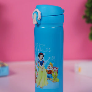 Princess Water Bottles for Kids -350 ML (Blue)