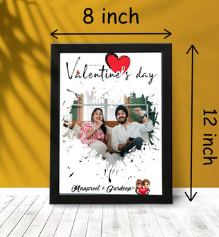 Valentine Special -Personalized Photo Frame For Loved One-8x12