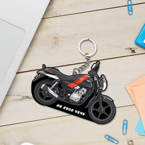 Bike Keychain With Name | Love Craft Gifts