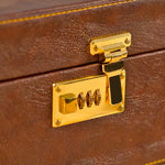 Brown Portable Wine Bar Set