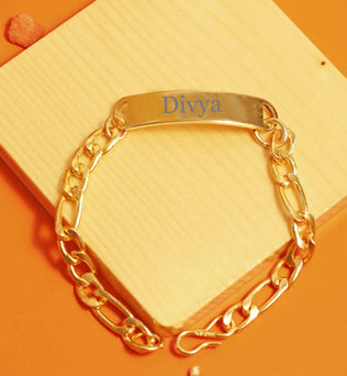 Personalized Name Bracelet For Women -  Golden