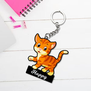 Animal Keychain With Name | Love Craft Gifts