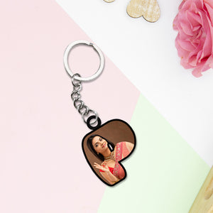 Wooden Photo Frame, Pen And Keychain Combo | Love Craft Gifts