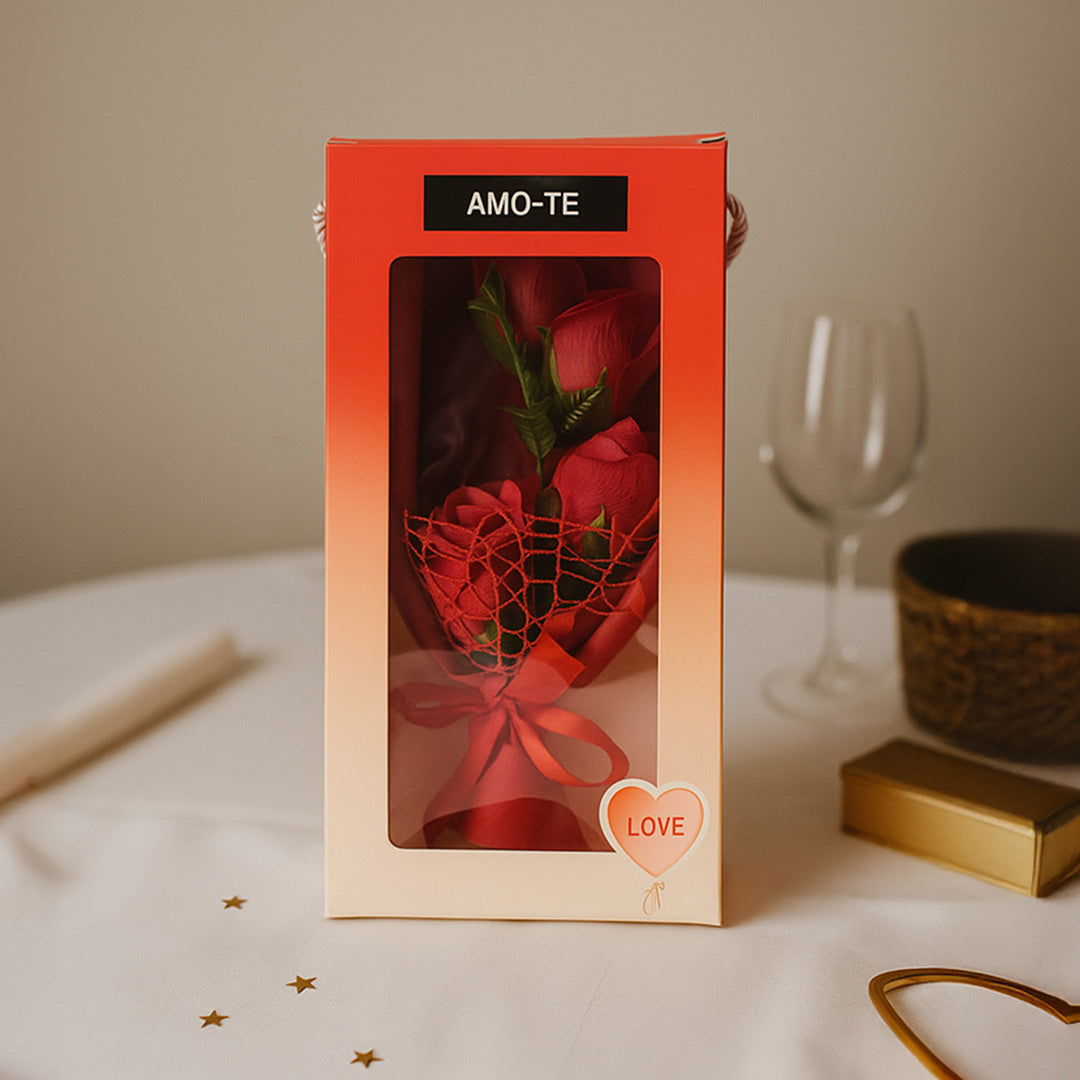 Romantic Paper Soap Rose Bouquet Showpiece Gift | Love Craft Gifts