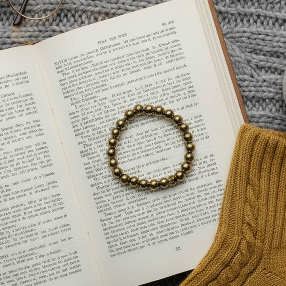 Astrotalk Raw Pyrite Bracelet – Certified Natural Crystal for Money, Confidence & Success | Love Craft Gifts