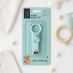 Personalized Baby Nail Cutter – Baby Blue | Custom Name Engraved | Safe for Newborns | Love Craft Gifts