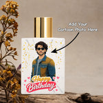 Happy Birthday Personalized Cartoon Perfume – Bellavita White Oud Eau De Parfum (100ml) | Love Craft Gifts